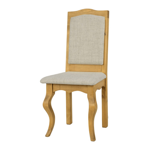 Tapicerowane krzesło w stylu retro