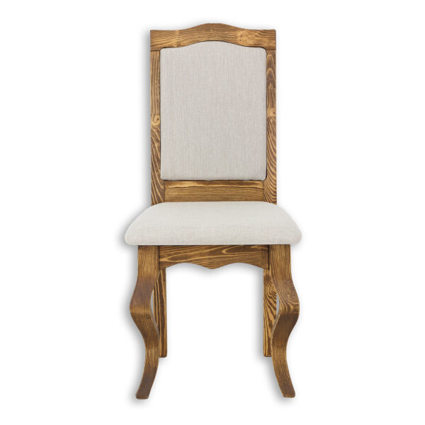 Ludwikowskie krzesło tapicerowane do stołu