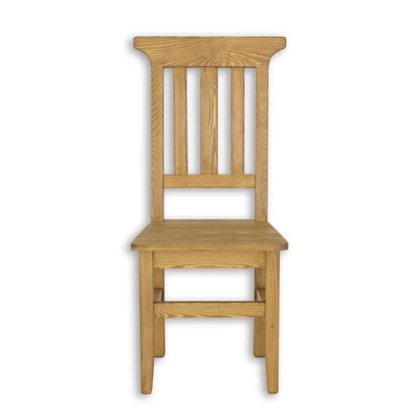 Woskowane krzesło z drewna do stołu