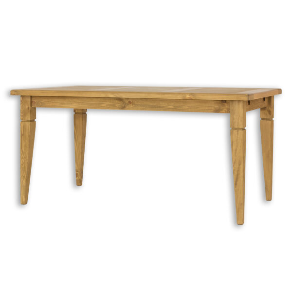 Drewniany stół kuchenny rozkładany w stylu rustykalnym