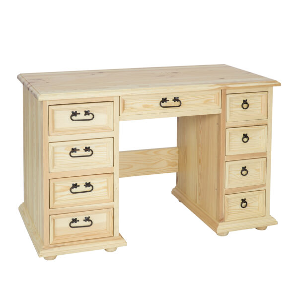 Drewniane biurko dla dziecka z szufladami