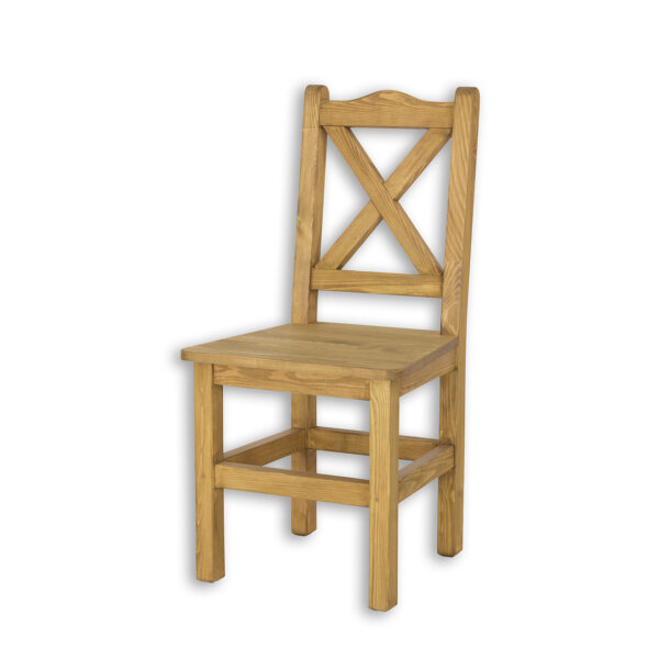 Krzesło kuchenne z litego drewna