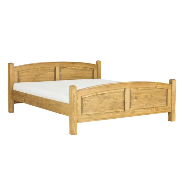 Rustykalne łóżko z drewna 180x200