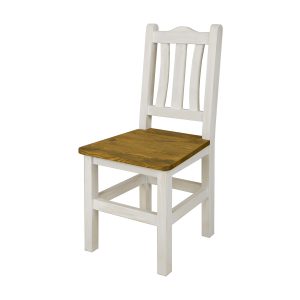 Białe krzesło drewniane wyprzedaż