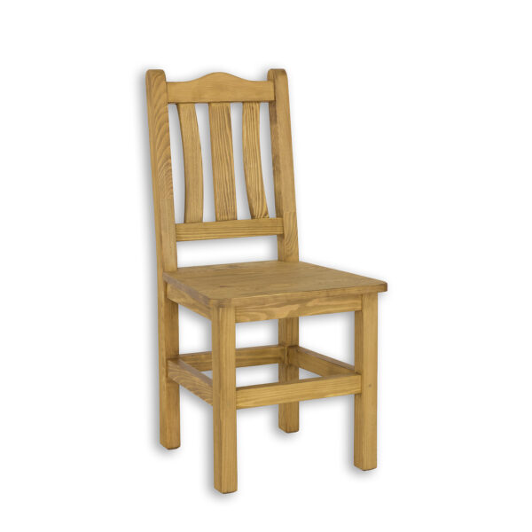 Rustykalne krzesło drewniane do stołu